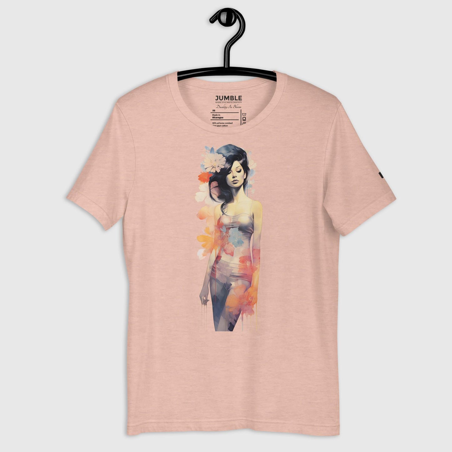 Duality In Bloom Unisex t-shirt