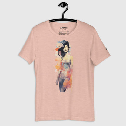 Dualité en fleur T-shirt unisexe