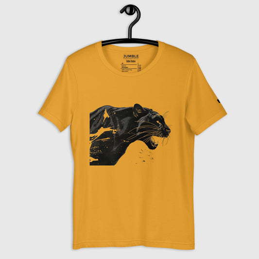 Golden Shadow Unisex t-shirt on a hanger