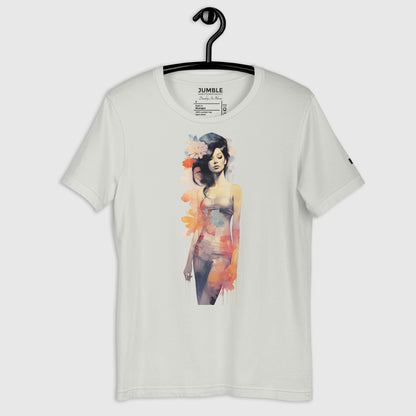 Dualité en fleur T-shirt unisexe