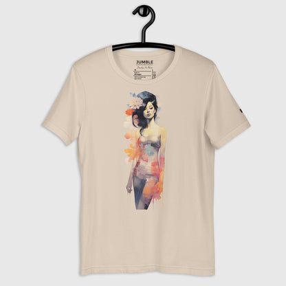 Dualité en fleur T-shirt unisexe