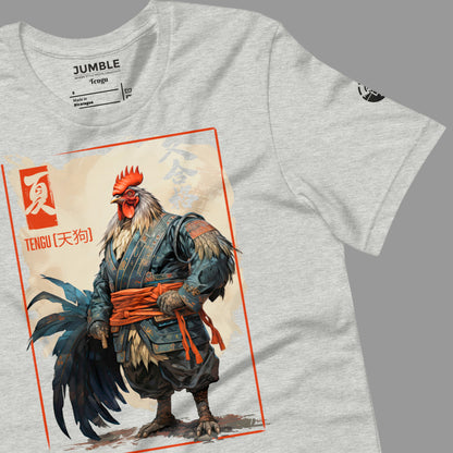 closeup of wrinkled Tengu (天狗) Unisex t-shirt